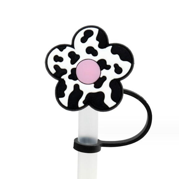 wers styles toppers cover cap colorfuls Pvc straw protection sheath dust plug for 7-8mm drink straws charms