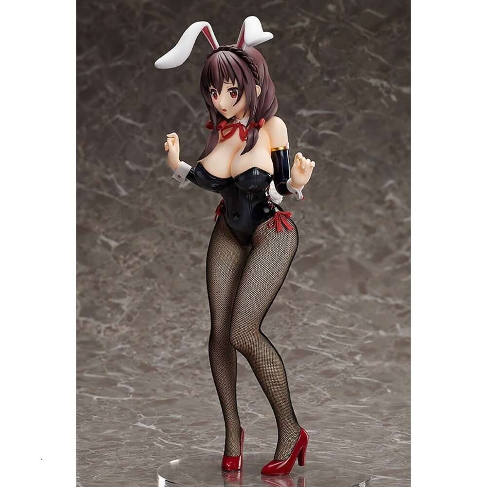 Mascot Costumes 37cm Freeing B-style Yunyun/darkness Bunny Girl Anime Figure Konosuba God's Blessing on This Wonderful World Action Figure Toys