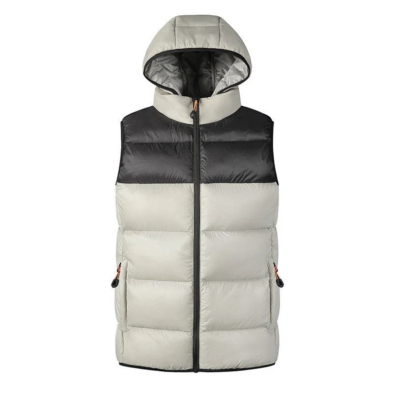 Men's Vests Men Autumn Winter Vest Jacket Warm Fashion Sleeveless Hooded Casual Detachable hat Waistcoat 231011