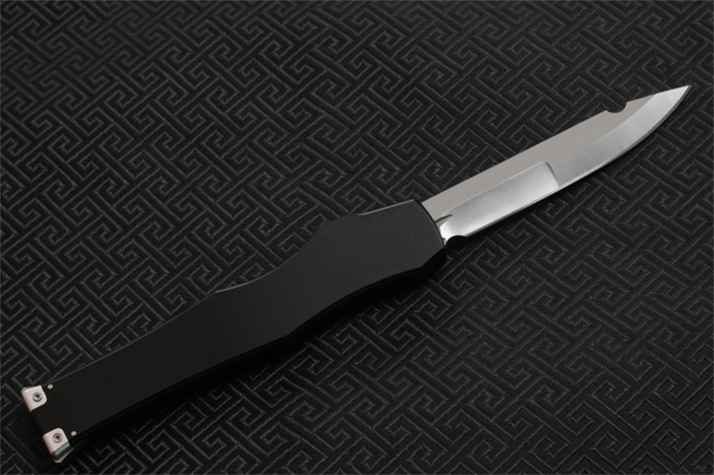 High Quality MIKER CNC Knife 4.5 Satin Single D2 Blade Aluminum Alloy Handle Tactical Knife pocket knife Survival couteau Gear fixed blade knife Knive