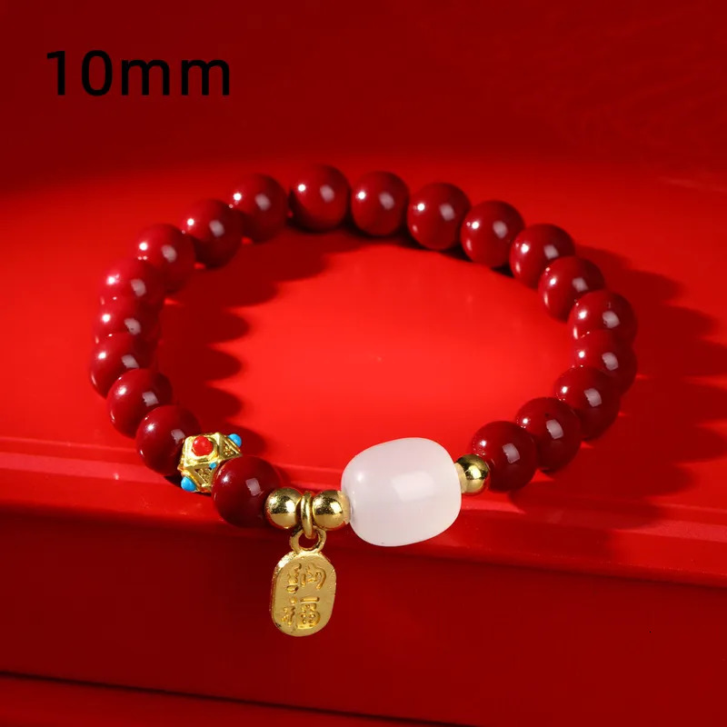 Charm Bracelets Lucky Wealth Red String Transport Bead Bracelet Bangle Handmade Adjustable Attract Money for Women Men 231011