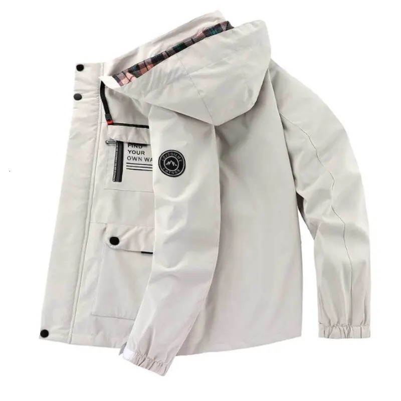 Men's Trench Coats Hooded Casual High Quality Jacket Outdoor Windbreaker Thermal Clothing Lightweight Waterproof Fashion Cold Wint 231010