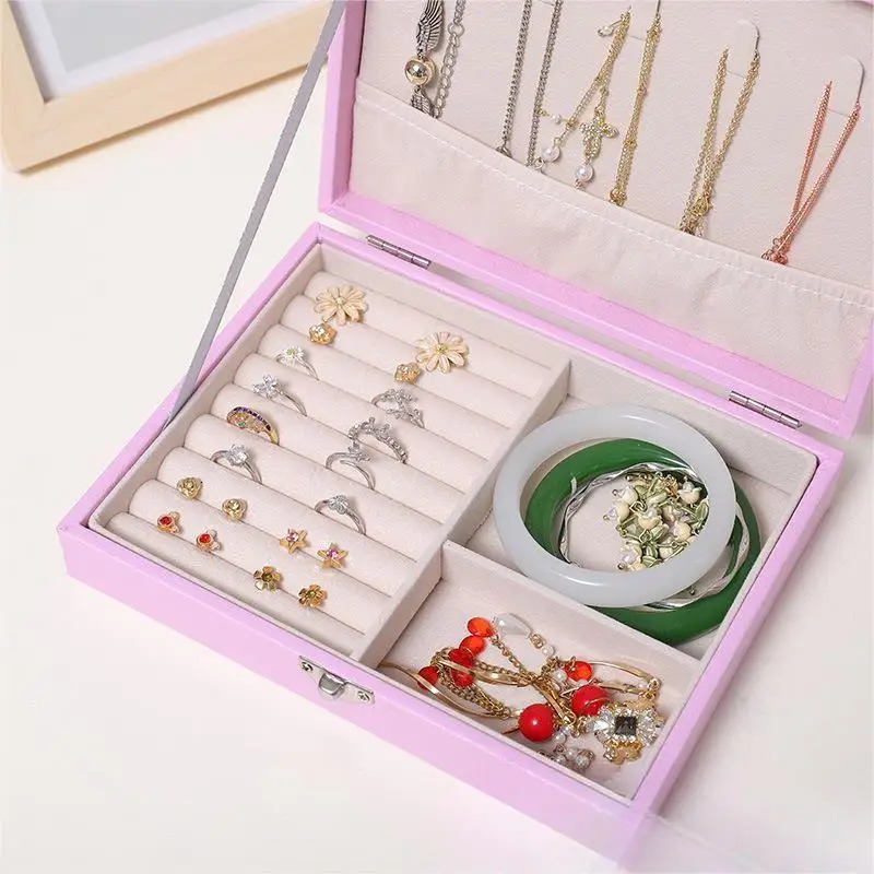 Jewelry Boxes Jewlery Storage Box Portable Travel Holder Organizer Jewerly Ring Necklace Jewellery jewlery Display 231011