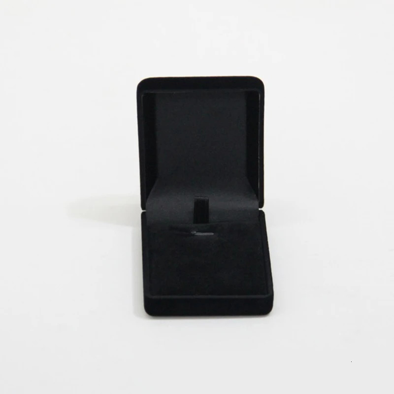 Jewelry Boxes Wholesale Pendant Necklace Chain Storage Package Gift Box Soft Black Blue Red Velvet Casket Long Earrings Organizer 231011