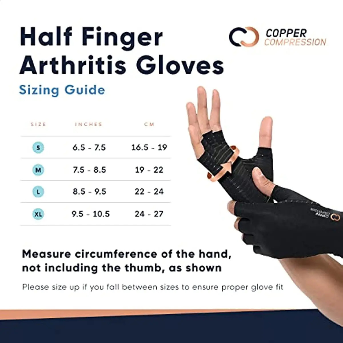 Five Fingers Gloves Copper Compression Arthritis Therapy for Carpal Tunnel Rheumatoid Tendonitis Hand Pain Support Fit Women Men 231010