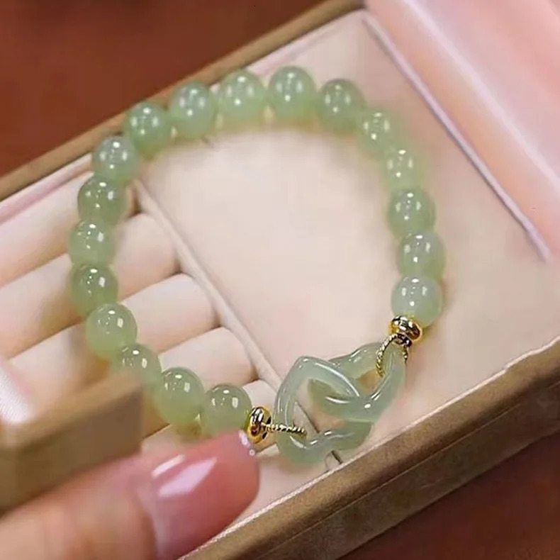 Charm Bracelets Chalcedony Flower Natural Jade Freshwater Pearls Beaded Strand Women Female Fine Jewelry Gifts 231011