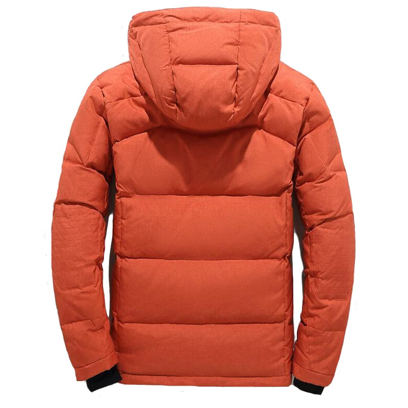 Men's Down Parkas Down Jacket Male Winter Parkas Men -20 Degree White Duck Down Jacket Hooded Outdoor Thick Warm Padded Snow Coat Oversize M-4XL 