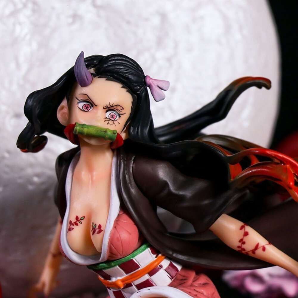 Mascot Costumes 31cm Anime Demon Slayer Gk Kamado Nezuko Violent Blood Ver 1/6 Kimetsu No Yaiba Pvc Collection Action Figure Model Toys Gifts