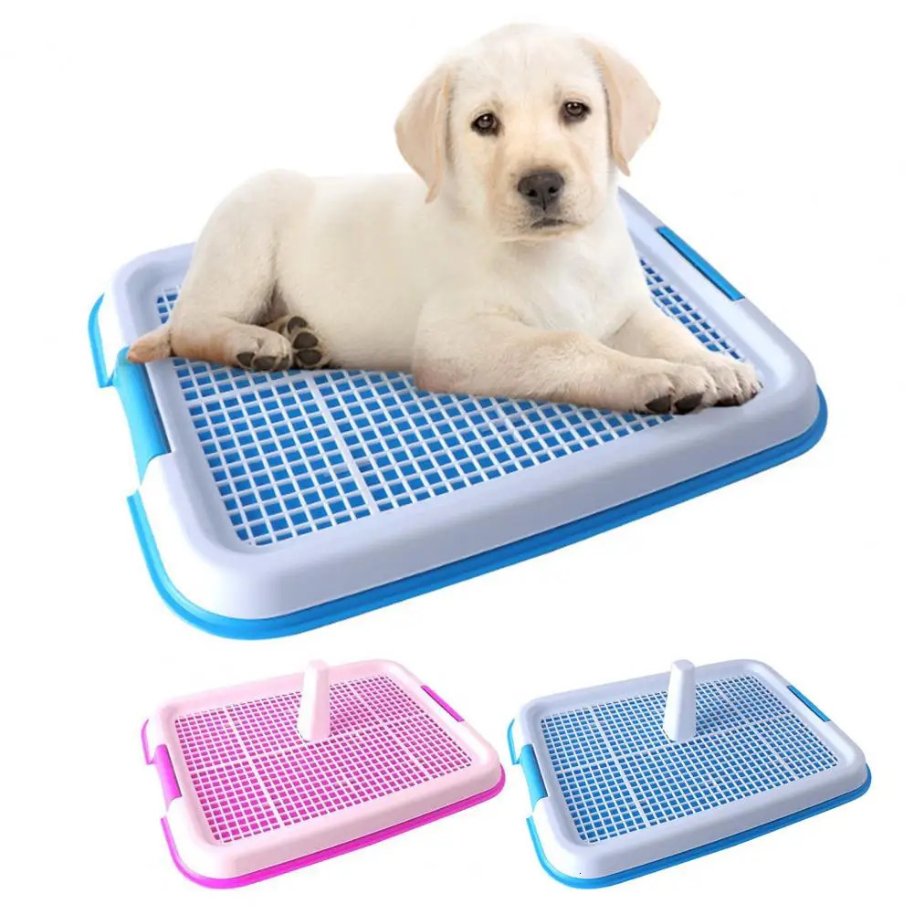 Cat Toys Indoor Dog Potty Training Toilet with Heightened Fence Detachable Easy to Clean Portable Pet Pee Litter Box Supplies 231011