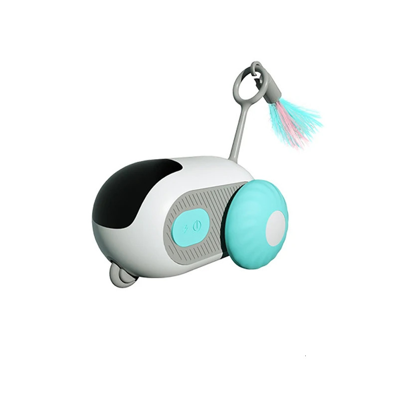 Cat Toys Gravity Sports Car Remote Control Electric Cat Toy Tease Cat Stick Feather Kitten Pet Supplies Indoor Cat Interactive Cat Toys 231011