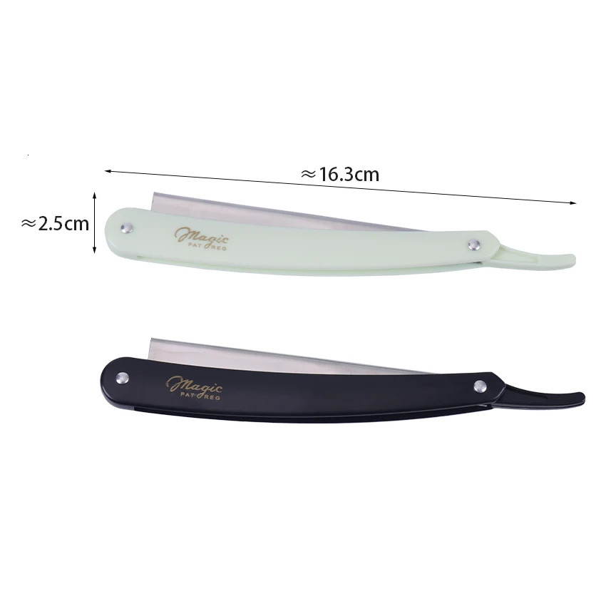 Razors Blades Men'S Shaver Straight Edge Barber Razor Knives Manual Beard Shaving And Care Replaceable Blades Shavette Gift For Men 231011