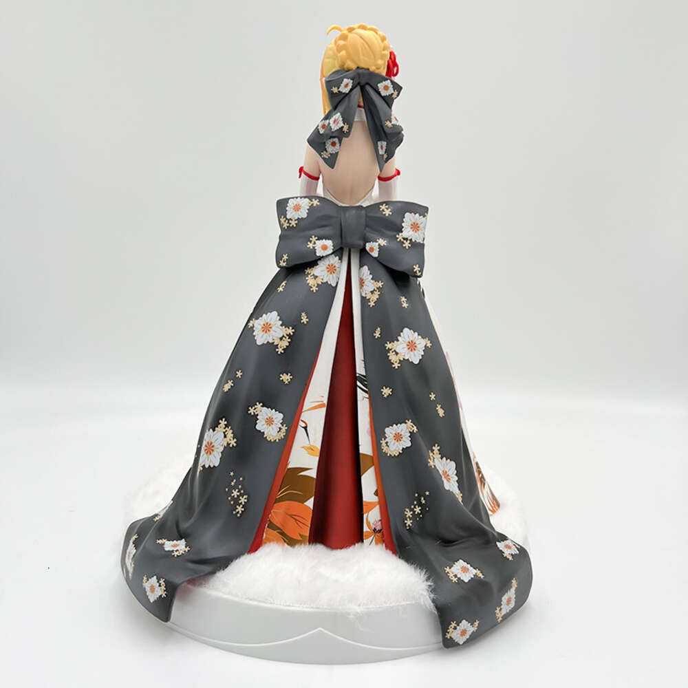 Mascot Costumes 25cm Fate/stay Night Saber Anime Figure Fate/grand Order Saber Kimono Action Figure Saber Alter Figurine Collectible Doll Toys