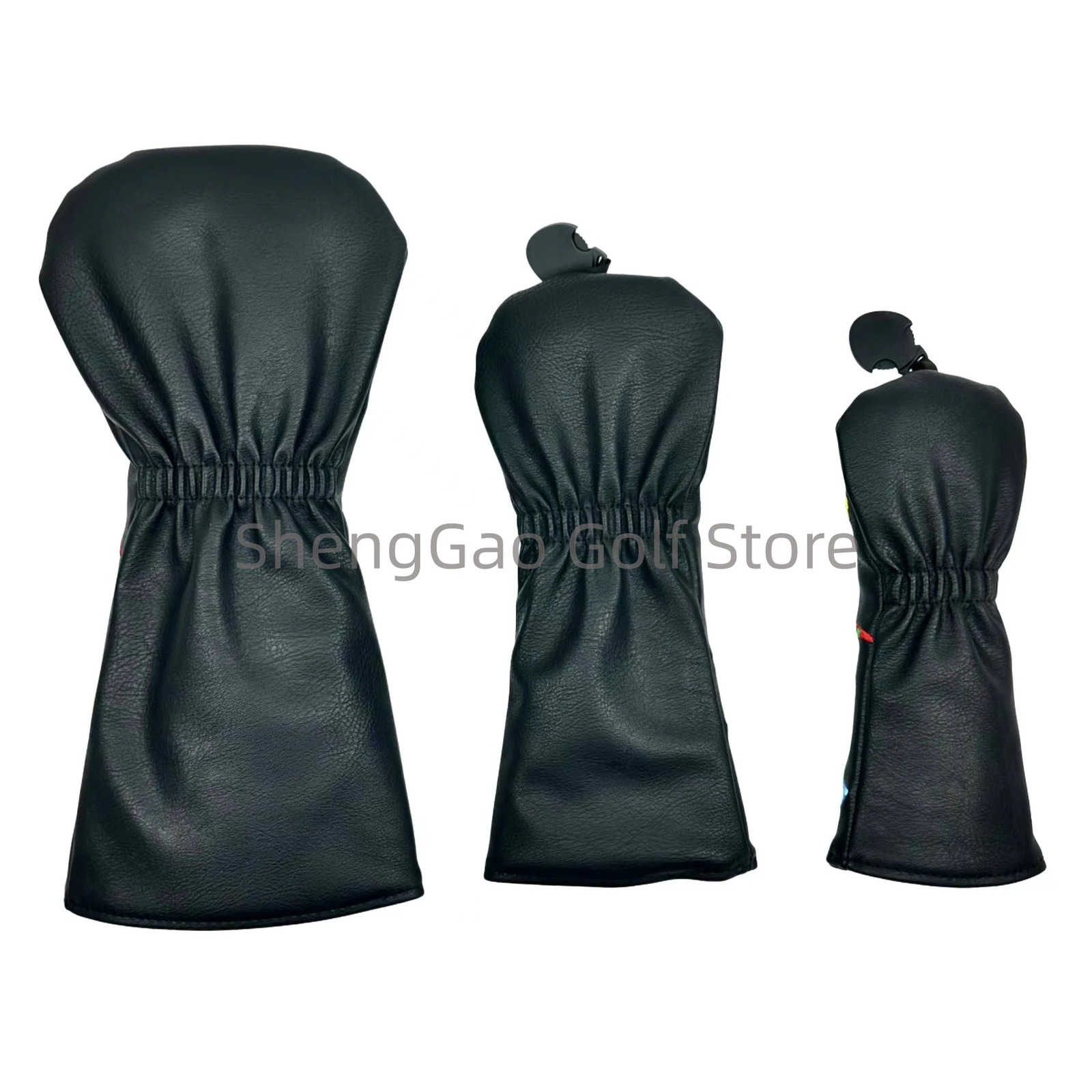 Other Golf Products Rocket pattern Head cover Driver Covers Fairway Wood Hybrid Putter Cover Pu Leather 231011