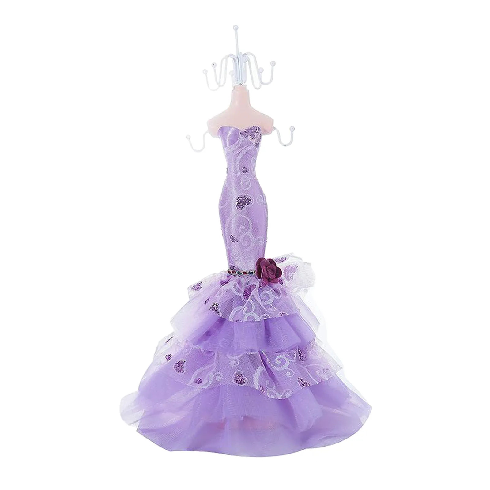Jewelry Boxes Display Stand Mannequin Earring Necklace Hanger Rack Necklaces Bracelets Earrings Show Jewellery Storage 231011