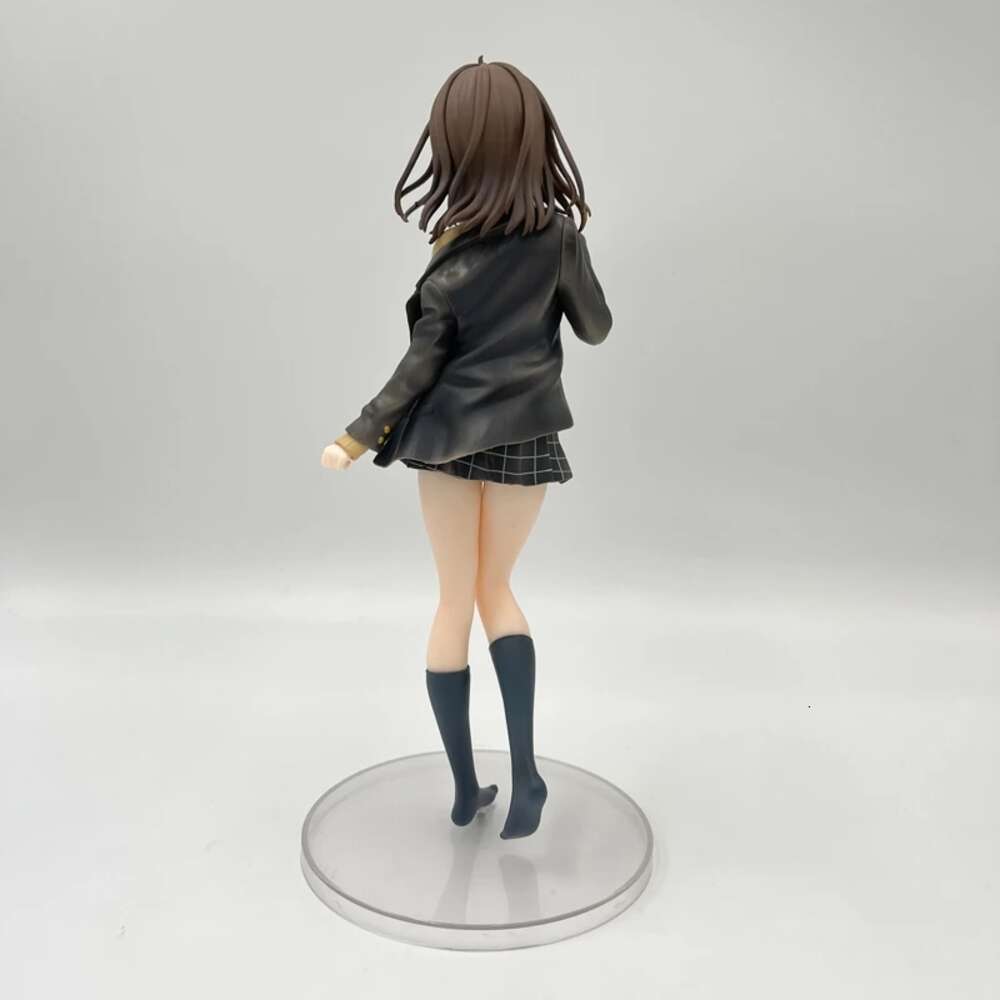 Mascot Costumes 25cm Sayu Ogiwara Anime Figures Hige Wo Soru Soshite Joshikousei Wo Hirou Girl Action Figure Collection Model Birthday Toys Gift