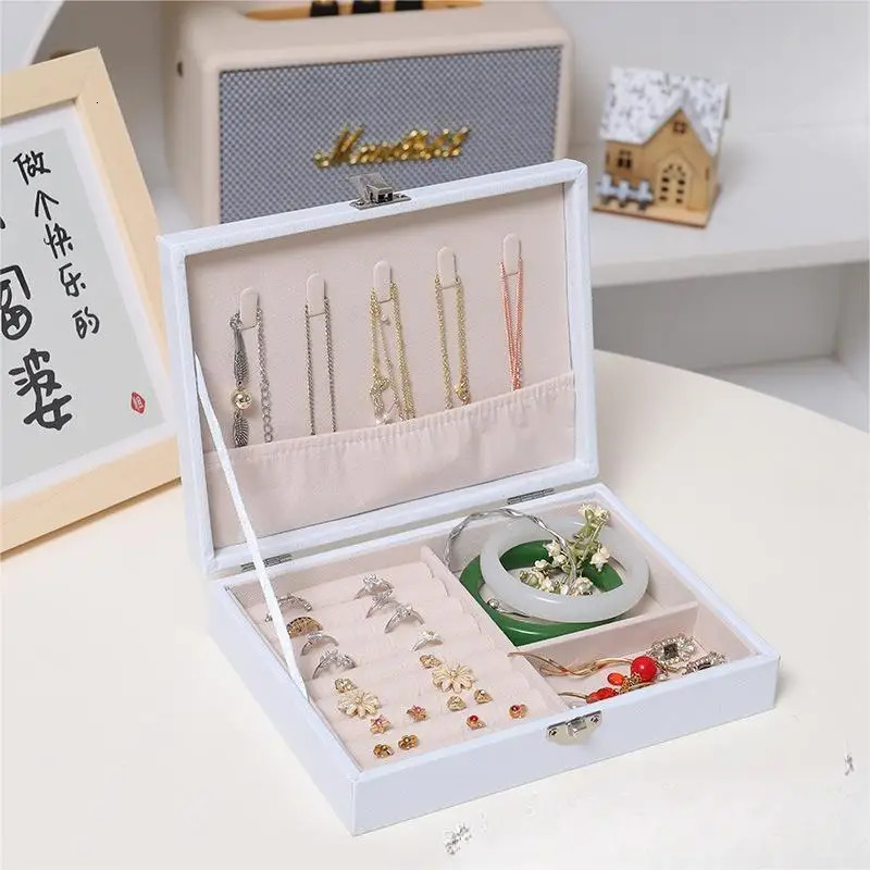 Jewelry Boxes Jewlery Storage Box Portable Travel Holder Organizer Jewerly Ring Necklace Jewellery jewlery Display 231011