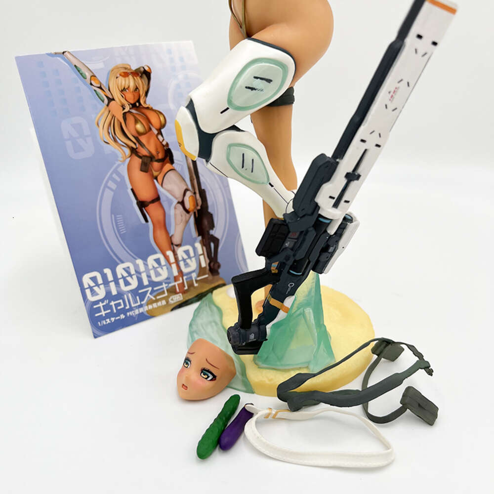 Mascot Costumes 30cm Skytube Nidy-2d- Gyaru Sniper Anime Figure Hiro Girl Sniper Action Figure Nidy-2d- Figurine Collectible Model Doll Toy Gift