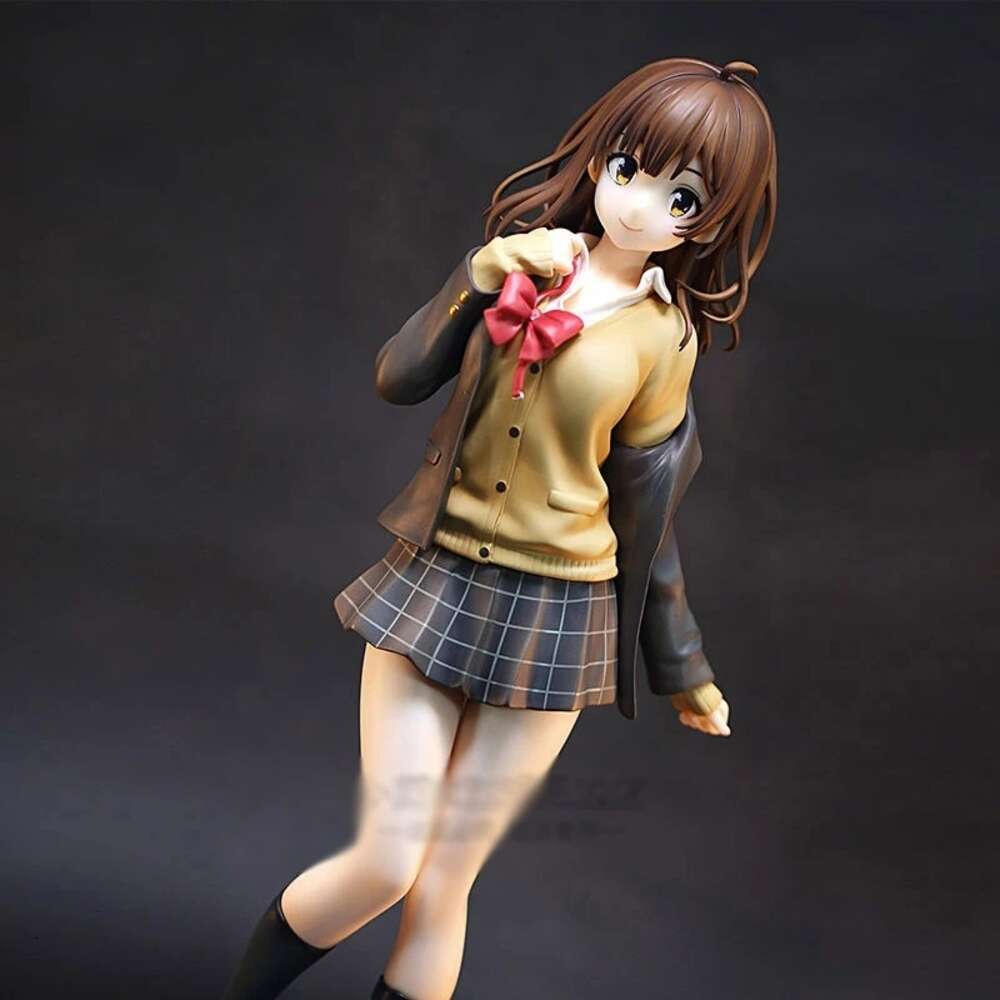 Mascot Costumes 25cm Sayu Ogiwara Anime Figures Hige Wo Soru Soshite Joshikousei Wo Hirou Girl Action Figure Collection Model Birthday Toys Gift