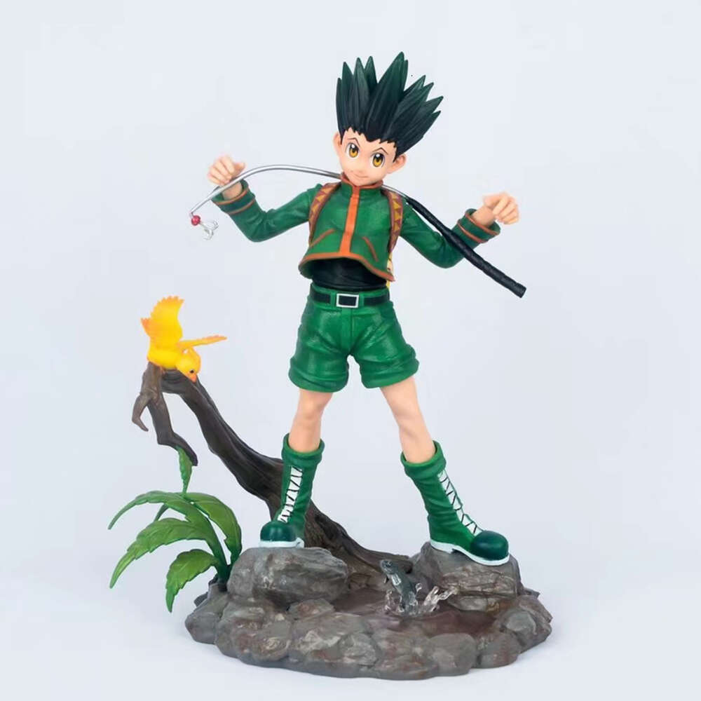 Mascot Costumes 33cm Hunter X Hunter Anime Figure Alluka Zoldyck/kurapika Action Figure Gon Freecss & Killua Zoldyck Figurine Model Doll Toys
