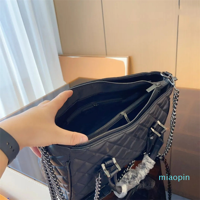 10A-Women Classic Large Capacity Handbag Designer Shopping Bag Metal Chain One Shoulder Crossbody Bag