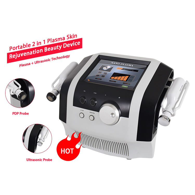 Professional 2 in 1 Plasma Skin Care Equipment Ultrasonic with PDP Handle Skin Rejuvenation Machine Tightening for Beauty SPA Salon Use
