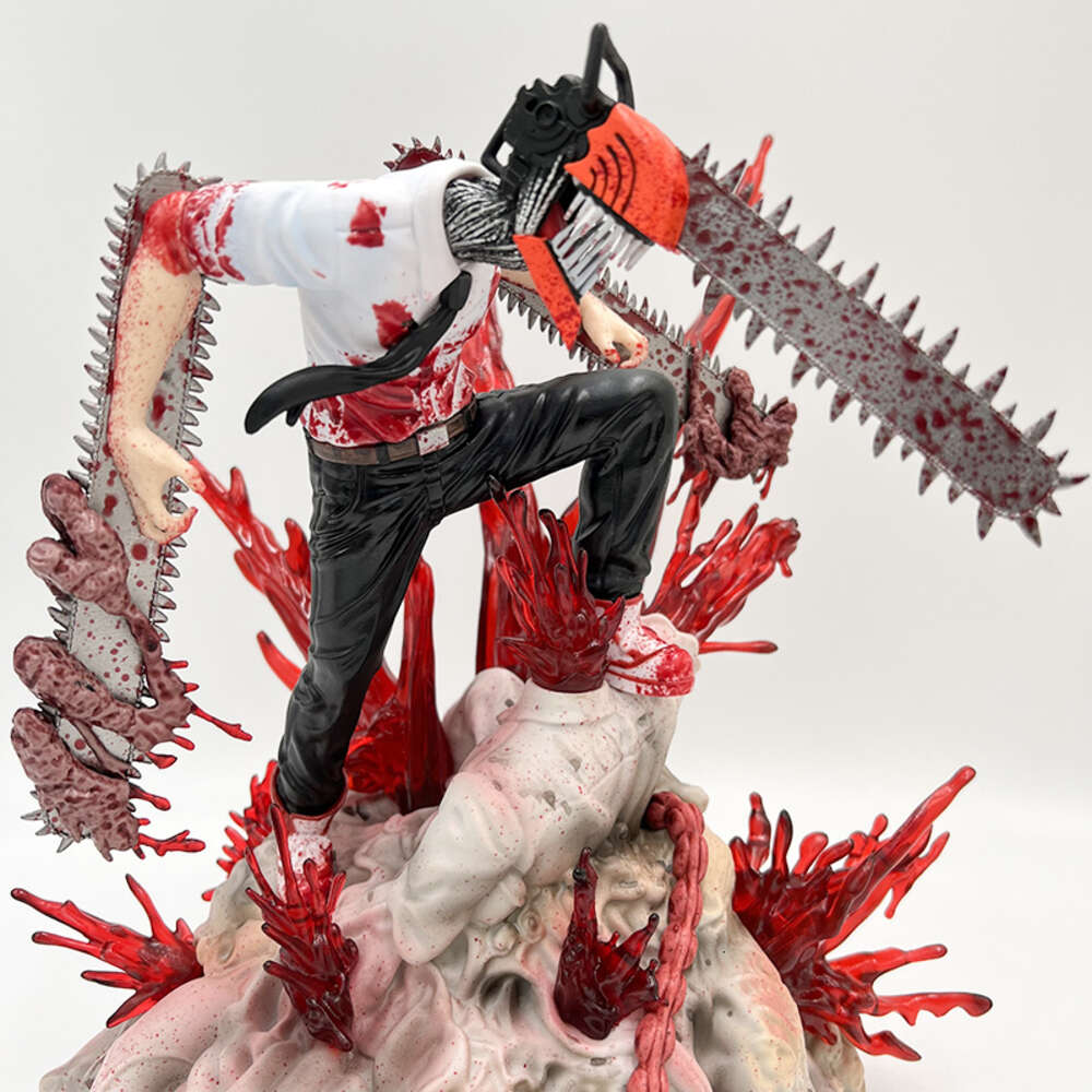 Mascot Costumes 29cm Chainsaw Man Denji Anime Figure Denji/power Action Figure 1560 Chainsaw Man Denji Figurine Adult Collectible Model Toy Gift