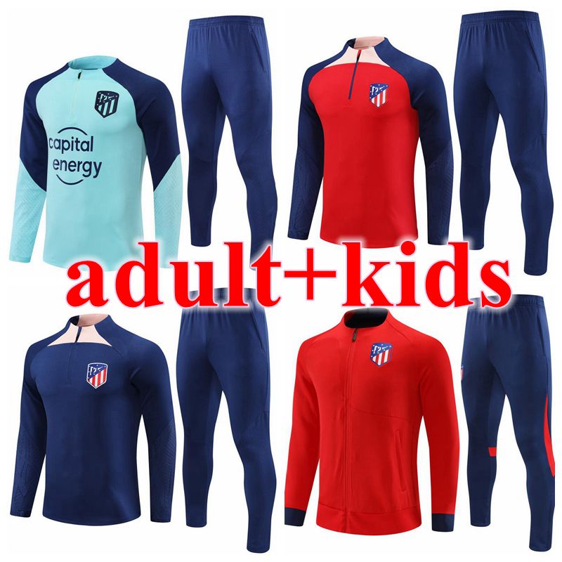 2023 2024 adult male and kids Madrid tracksuit chandal futbol soccer Training suit 22 23 24 Atletico tracksuits set men camiseta de football jacket
