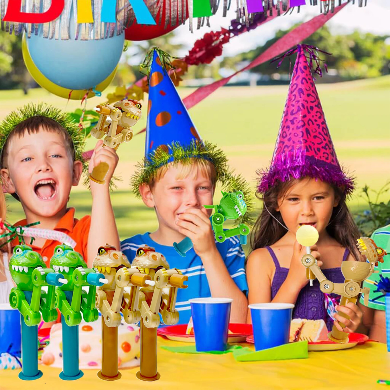 Cat Toys 4 Pcs Lollipop Robot Holder Novelty Relax Toy Cute Creative Gifts Lollipop cat toy catnip Big Mouth Dinosaur Catnip Ball 231011