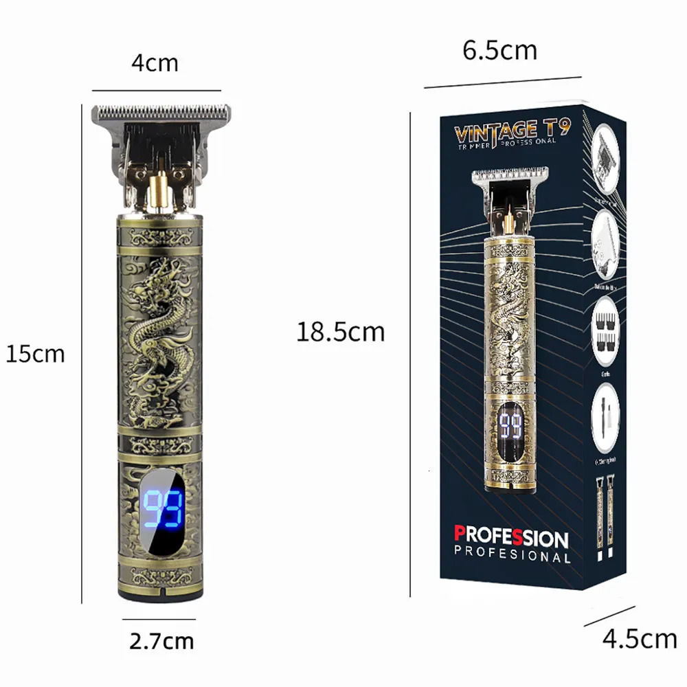 Razors Blades LCD Display T9 Electric Hairber 0mm Shaver Hair Trimer Home Appliances Travel Barber Razors Shaving Machine for Men Trimmer Man 231011