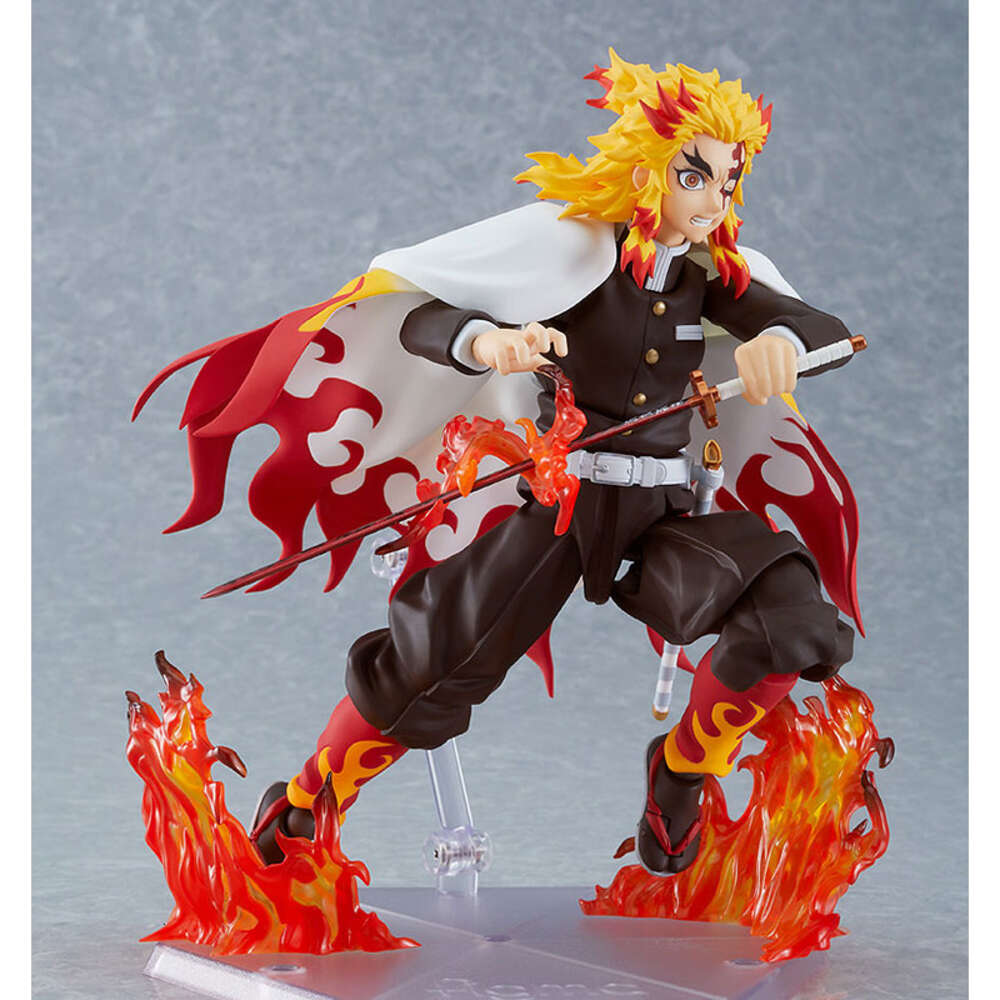 Mascot Costumes 14cm Figma #553 Demon Slayer Anime Figure Kyojuro Rengoku Kimetsu No Yaiba Action Figure 508-dx Nezuko Figurine Model Doll Toys