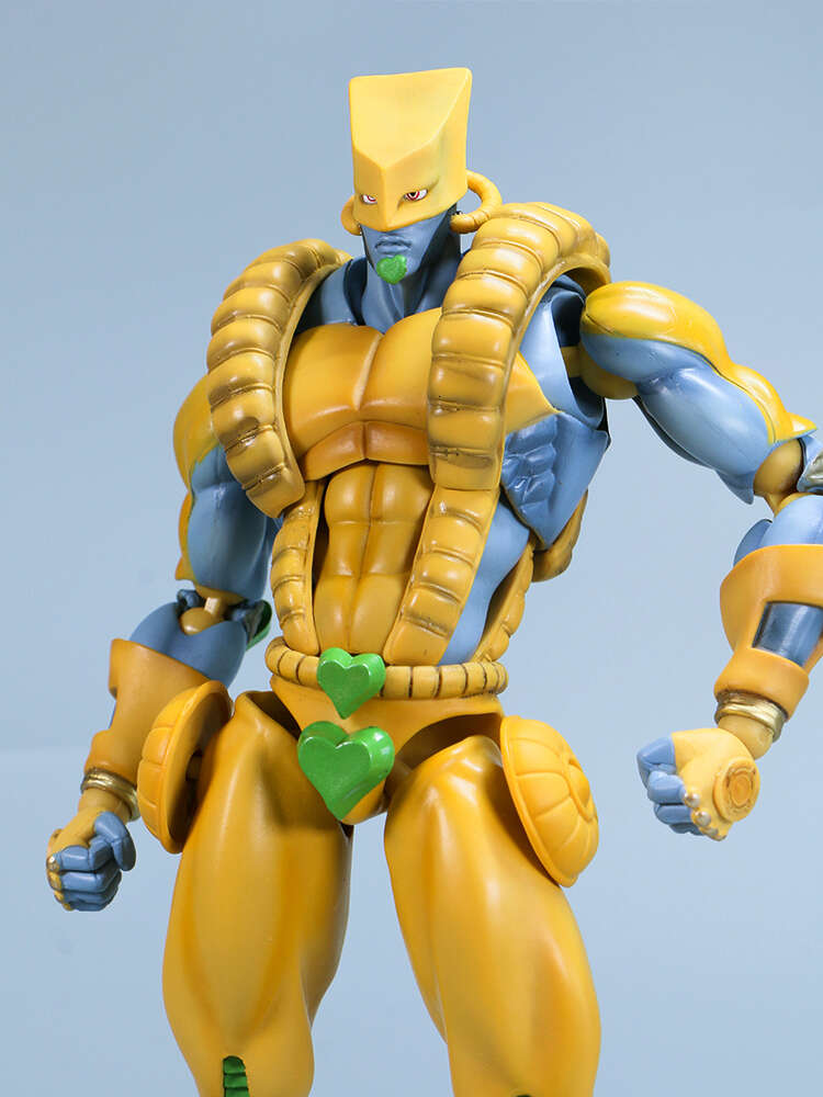 Mascot Costumes 25cm Jojo's Bizarre Adventure Anime Figure Super Action Statue Part.iii #9 the World Action Figure Collectible Model Doll Toys