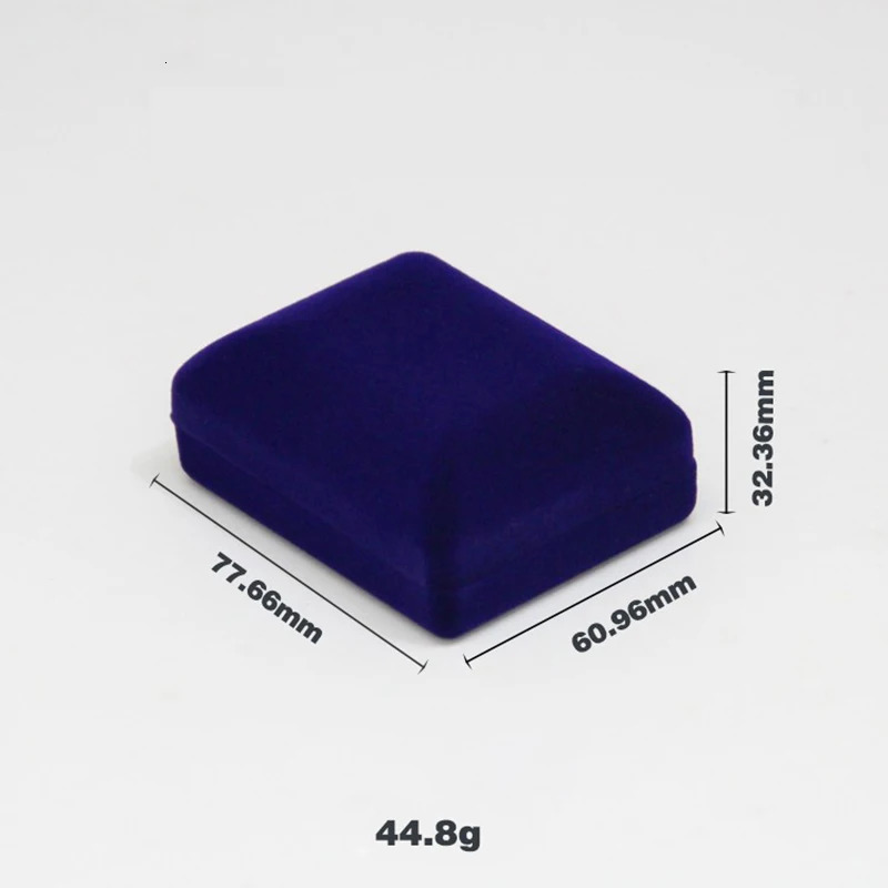 Jewelry Boxes Wholesale Pendant Necklace Chain Storage Package Gift Box Soft Black Blue Red Velvet Casket Long Earrings Organizer 231011