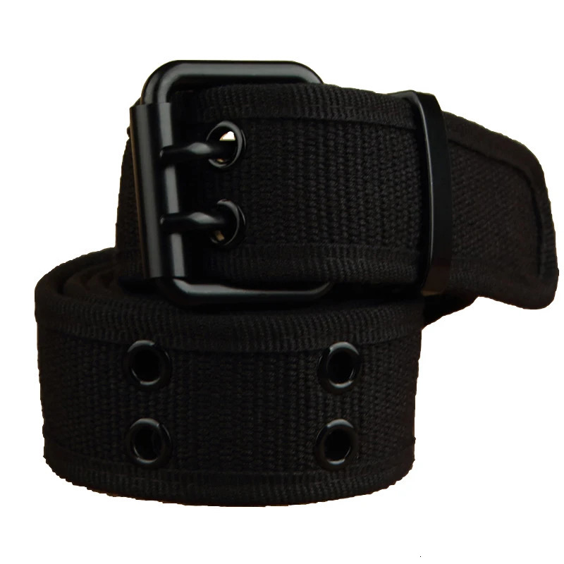 Other Fashion Accessories Men Brown Buckle Belt Men's And Women's Work Clothes Fashion Tactical Red Waistband Youth Canvas Belt Tend 23