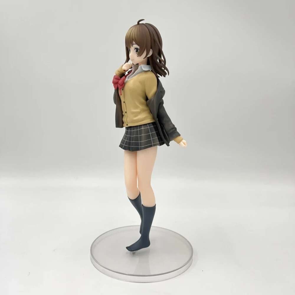 Mascot Costumes 25cm Sayu Ogiwara Anime Figures Hige Wo Soru Soshite Joshikousei Wo Hirou Girl Action Figure Collection Model Birthday Toys Gift