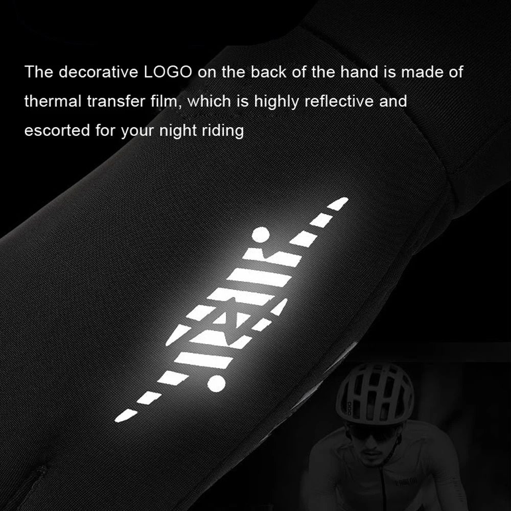 Five Fingers Gloves Men Women Cycling Touch Screen Keep Winter Warm Reflective Freezer Work Suit for Running Skiing Hiking 231010