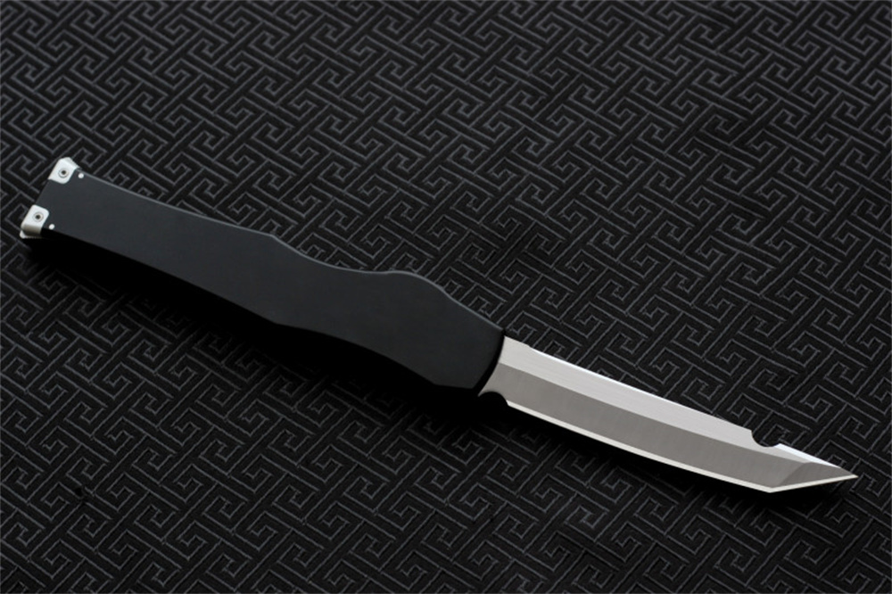 High Quality MIKER CNC Knife 4.5 Satin Single D2 Blade Aluminum Alloy Handle Tactical Knife pocket knife Survival couteau Gear fixed blade knife Knive