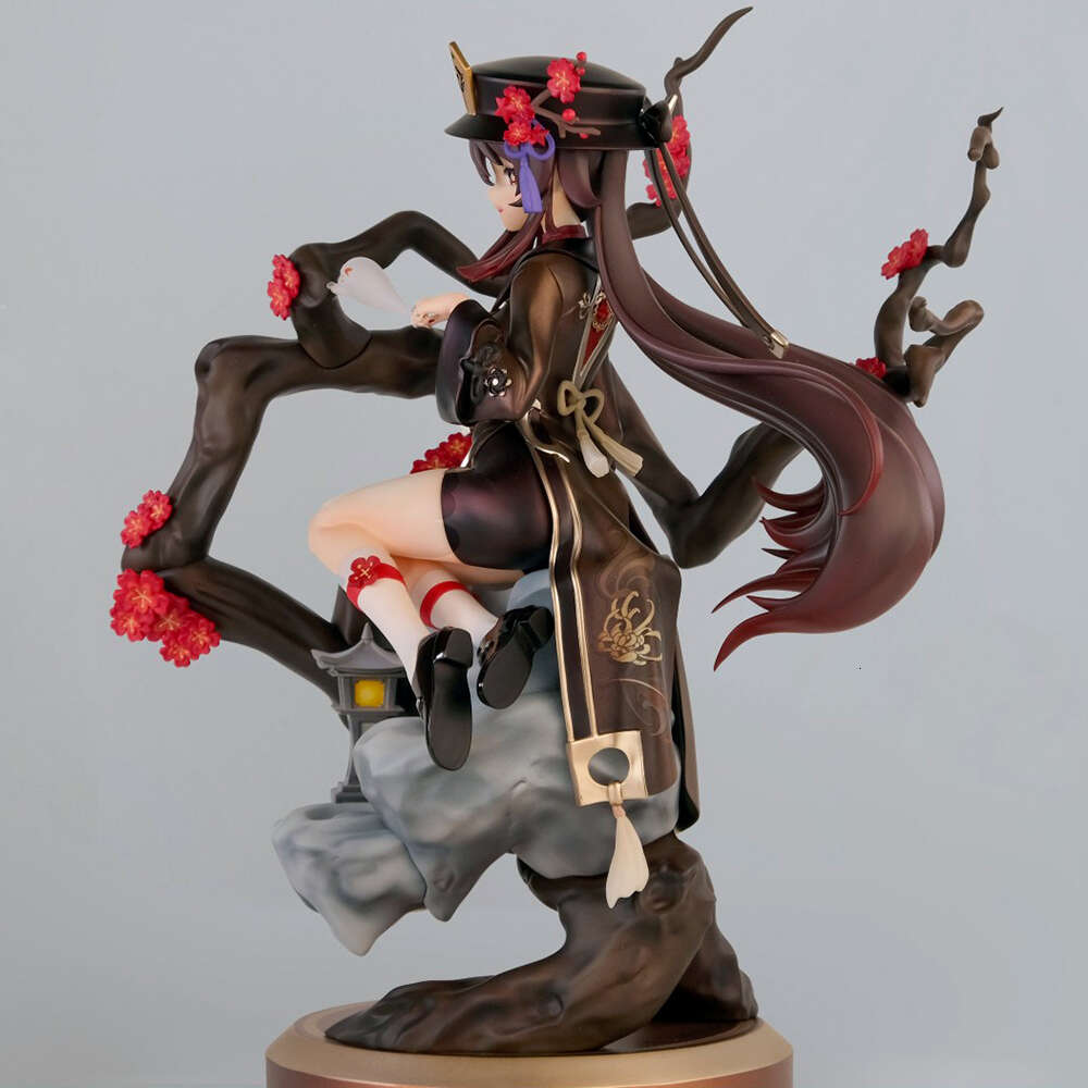 Mascot Costumes 22cm Anime Katati Genshin Impact Hu Tao 1/7 Sexy Girl Figurine Pvc Action Figures Hentai Collectible Model Toys Christmas Gift