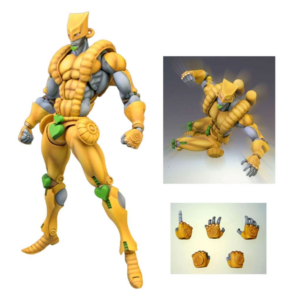 Mascot Costumes 25cm Jojo's Bizarre Adventure Anime Figure Super Action Statue Part.iii #9 the World Action Figure Collectible Model Doll Toys