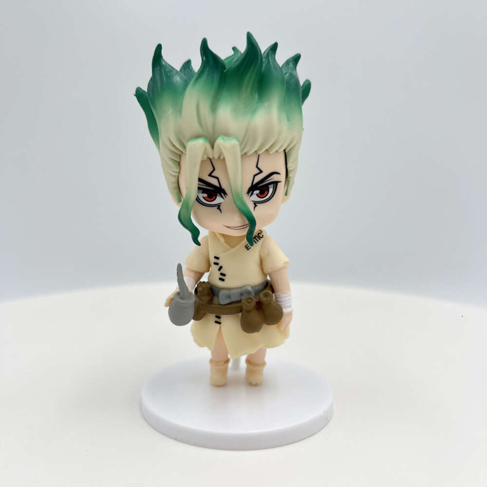 Mascot Costumes 6pcs/set Dr.stone Anime Figure Ishigami Senkuu Action Figure Amber/suika/asagiri Gen Figurine Adult Collectible Model Doll Toys