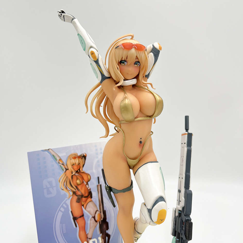 Mascot Costumes 30cm Skytube Nidy-2d- Gyaru Sniper Anime Figure Hiro Girl Sniper Action Figure Nidy-2d- Figurine Collectible Model Doll Toy Gift