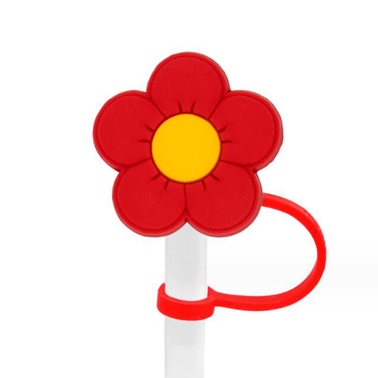 wers styles toppers cover cap colorfuls Pvc straw protection sheath dust plug for 7-8mm drink straws charms