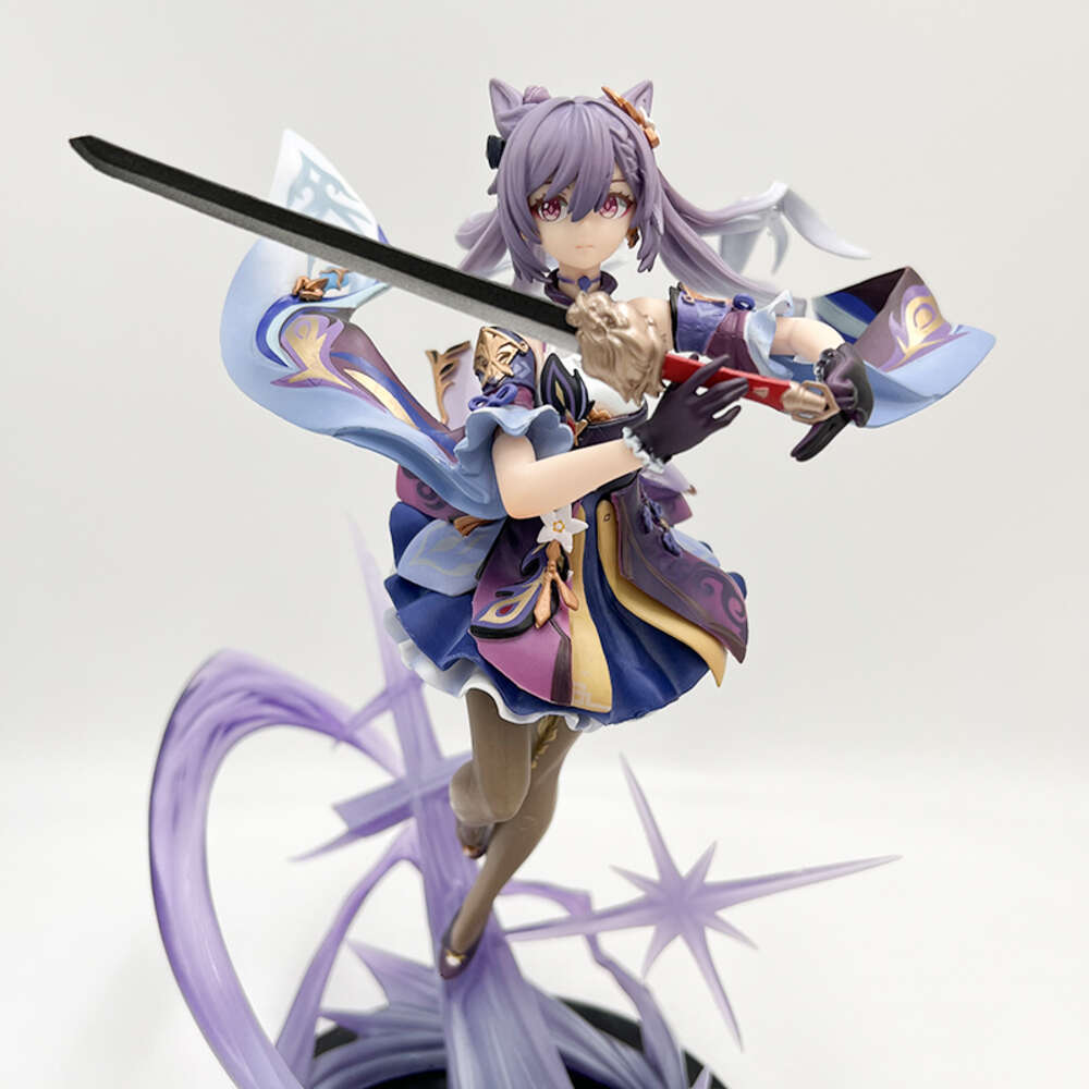 Mascot Costumes 27cm Genshin Impact Keqing Anime Figure Genshin Impact Mona/raiden Shogun Action Figure Klee/qiqi Figure Collectible Doll Toys
