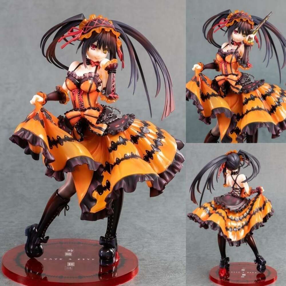 Mascot Costumes 22cm Anime Alter Date A Live Mayuri Judgement Tokisaki Kurumi 1/8 Pvc Action Figures Collectable Model Toys Doll Gift Figurine