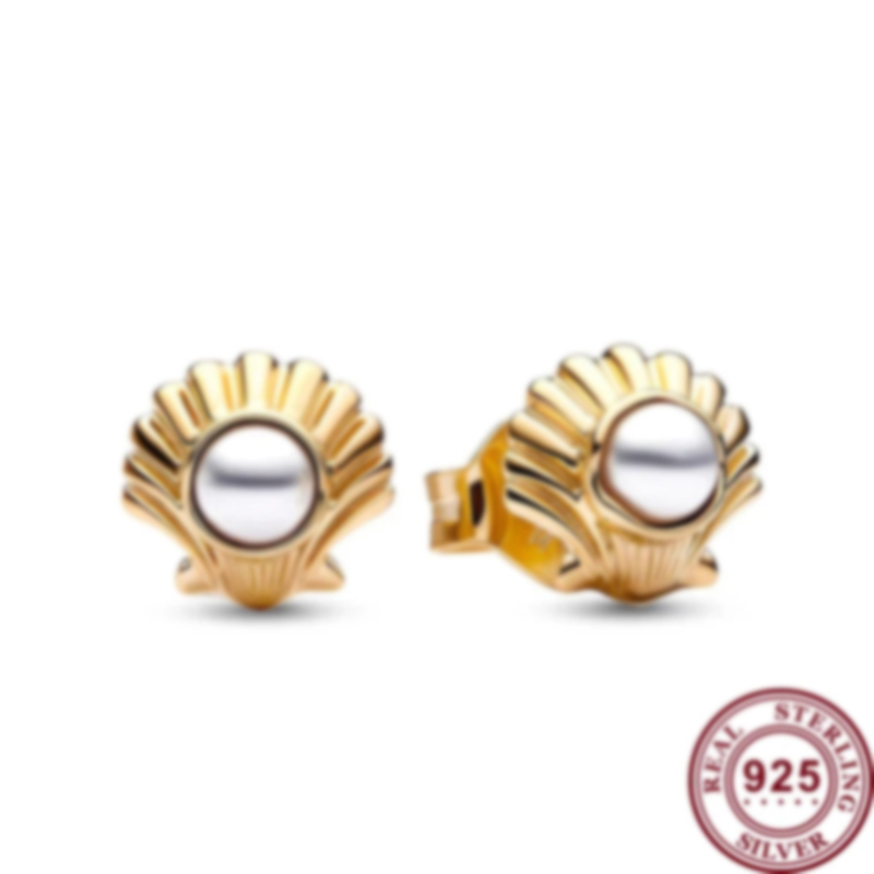 2023 New Silver Women's Creative Sun Moon Ring Pearl Earrings Women's Festival High Quality Gift