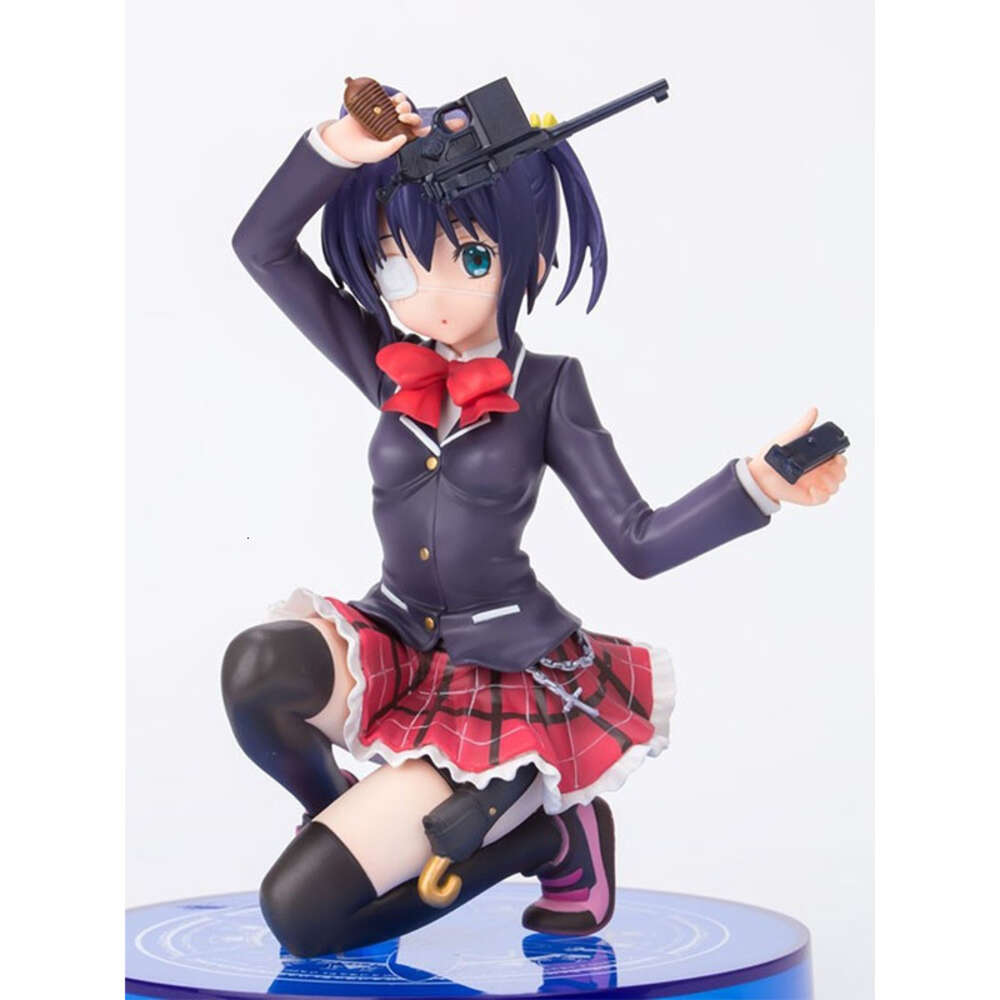 Mascot Costumes 15cm Anime Chunibyo Other Delusions Takanashi Rikka I Want A Date Pvc Action Figure Model Toys Doll Gift Ornament Decoration