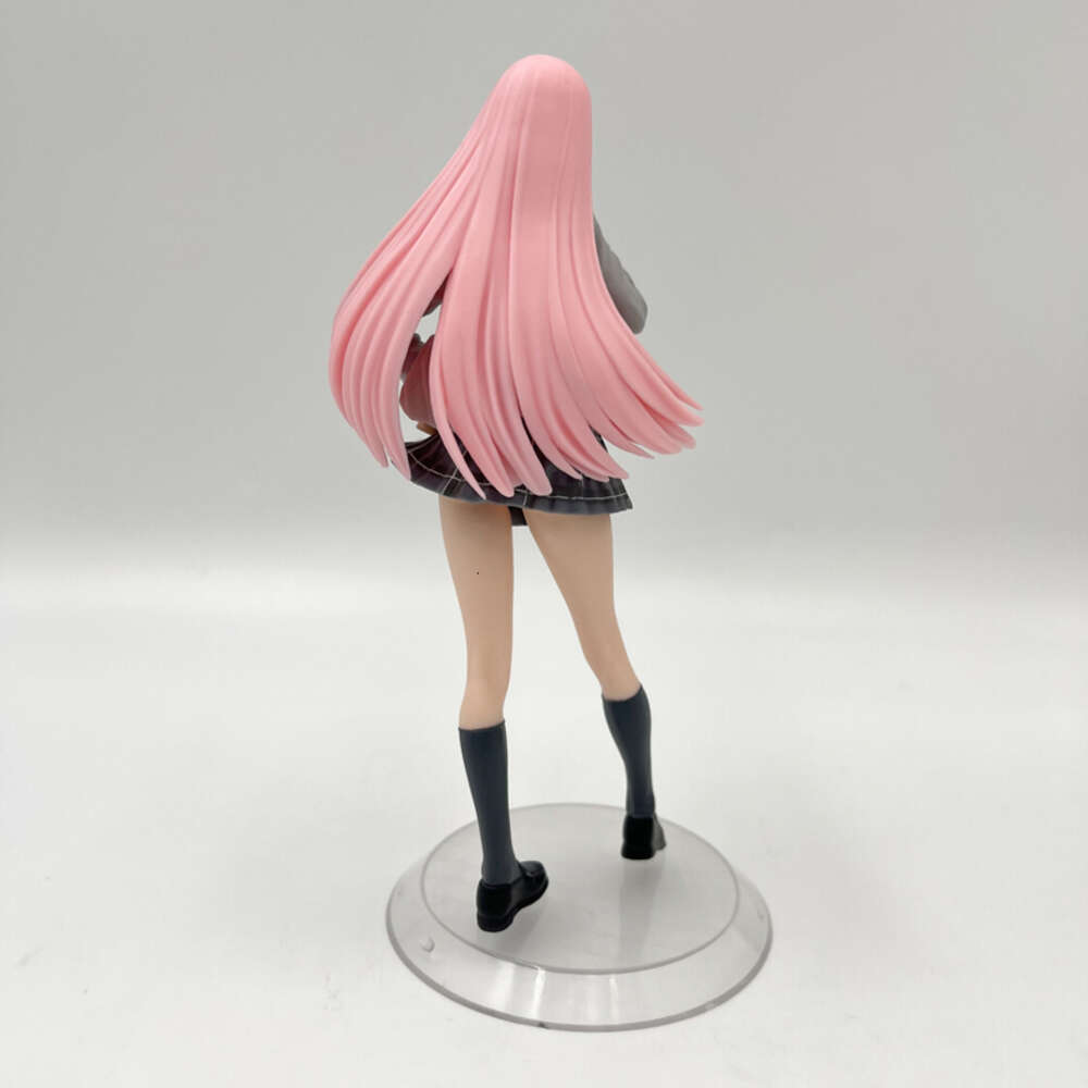 Mascot Costumes 18cm Darling in the Franxx 02 Anime Girl Figure School Uniform Zero Two Sexy Action Figure Zero Two Figurine Colletible Doll Toy