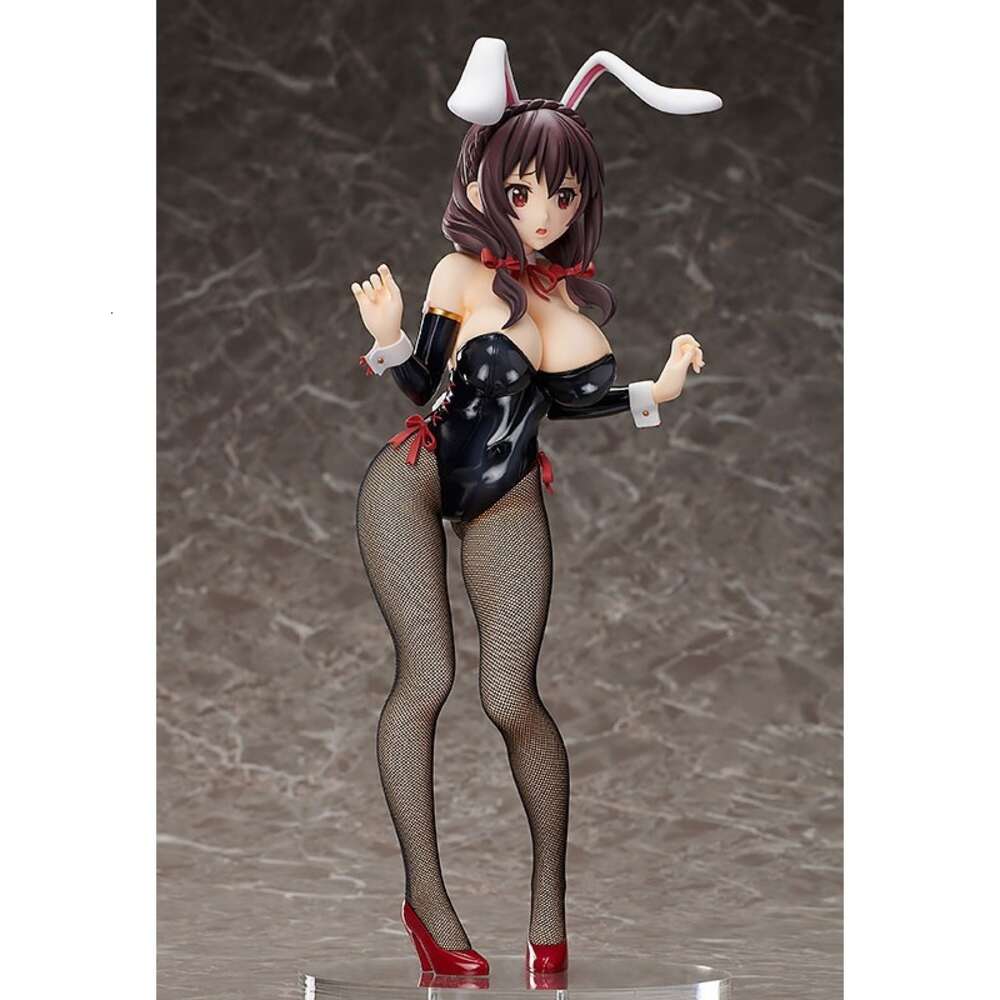 Mascot Costumes 37cm Freeing B-style Yunyun/darkness Bunny Girl Anime Figure Konosuba God's Blessing on This Wonderful World Action Figure Toys