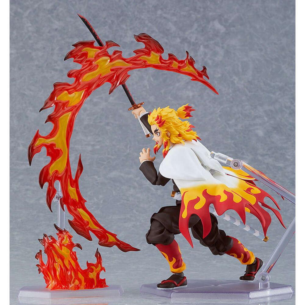 Mascot Costumes 14cm Figma #553 Demon Slayer Anime Figure Kyojuro Rengoku Kimetsu No Yaiba Action Figure 508-dx Nezuko Figurine Model Doll Toys