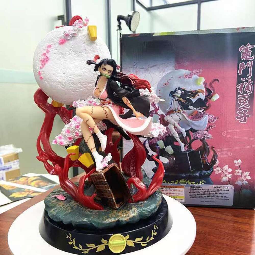 Mascot Costumes 31cm Anime Demon Slayer Gk Kamado Nezuko Violent Blood Ver 1/6 Kimetsu No Yaiba Pvc Collection Action Figure Model Toys Gifts