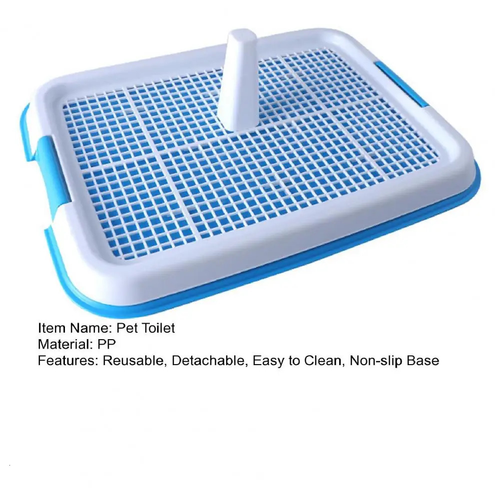 Cat Toys Indoor Dog Potty Training Toilet with Heightened Fence Detachable Easy to Clean Portable Pet Pee Litter Box Supplies 231011